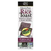 Edward & Sons, Exotic Rice Toast™, Whole Grain Crackers, Purple Rice & Black Sesame, 2.25 oz (65 g)