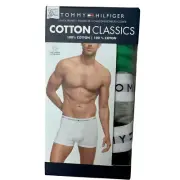 Underwear Boxer Men Tommy Hilfiger 100% Cotton TRUNK 3 Pack Classic S,M NEW