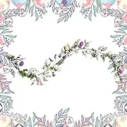 Easter Garland Spring | Egg Wreath 6ft,Springtime Seasonal Spring Flower Holiday Decor, Lifelike Vine for Mantels, Walls, Window