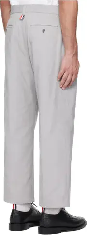 Thom Browne Corduroy Straight-Leg Trousers 2,3,4 grey