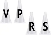 Oshhni 4 Pieces Dressage Cones,Stable Sports Equestrian Athletes Comprehensive Equipment Easy to Set up Sturdy Events Training Cones