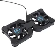 CIYODO Portable Laptop Cooler Fan Pad 70mm Fan Notebook Cooling Stand 4 Pads Energy-Saving Cooler for Travel
