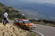 WRC Rally Spain 2010 Jari Petter Solberg Citroen WRC Action Old Photo