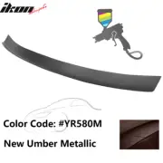 Fits 16-21 Honda Civic X Type R Rear Add-on Gurney Flap Lip Painted #YR580M (for: Honda Civic)