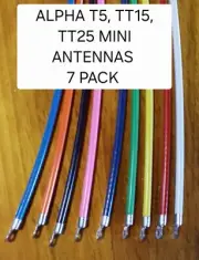 7 GARMIN MINI REPLACEMENT LONG RANGE ANTENNAS FOR ALPHA TT GPS TRACKING COLLARS