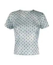 quotation mark sheer top S,XS,M Green