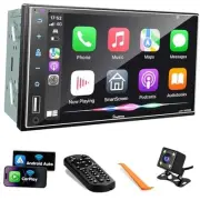 Upgrade Wireless Double Din Car Stereo Wireless Carplay with Touch Buttons
