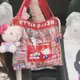 Ins日本hello Kitty手提包禮包PVC透明便攜寶寶媽媽外出學生書包