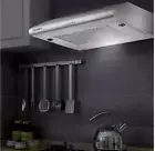 Devanti 600mm Range Hood 60cm Slide out Rangehood Stainless Steel-Silver