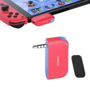 Bluetooth 5.0 Wireless Audio Adapter for Nintendo Switch Lite 3.5mm Jack