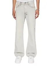 Bronko White Snow Bootcut Jeans | Ksubi ++