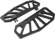 HD Black Gripmax Rider Floorboards Harley Road Glide ST 22-23