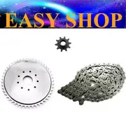 10 48T Tooth Front Rear Sprocket 415 Chain 66cc 80cc Bicycle Motorised Push Bike