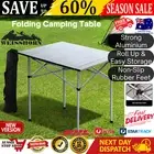 Weisshorn Roll Up Camping Table Foldable Portable Picnic Garden BBQ Desk 70CM AU