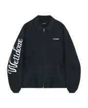 We11done Logo Printed Zipped Jacket XS Black