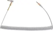 Aux Auxiliary 3.5mm Audio Plug Male to Plug Male Stereo Cable Cord for Speakers，Smartphones，，，, White