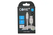 Core Plus 8 Pin to USB A Cable Charging 1 Meter Cable