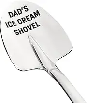 chengruiy Funny Dad Gifts - Dad's Ice Cream Shovel Spoon - Unique Personalized Gifts for PaPa Dad Father in Law Fathers Day Brithday Christmas Novelty Small Presents for Dad from Daughter Son