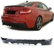 Rear Diffuser Black Gloss for BMW 2er F22 F23 2013-2021 With M-PACKET