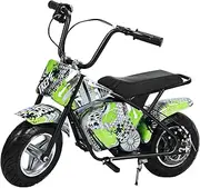 Tneukoom 24V 250W Kids' Off-Road Dirt Bike - 8AH Battery, 13.67MPH Top Speed, Rubber Tires, and Metal Suspension for Safe Riding