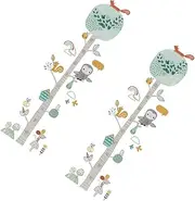 Kisangel Boys and Girls' Height Chart Wall Stickers Removable Wall Decals for Boys and Girls Spaces