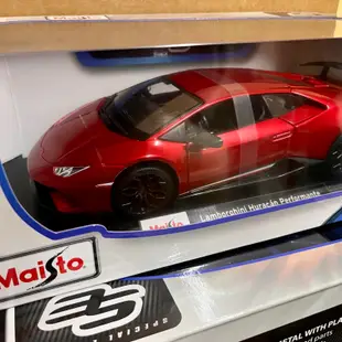 【現貨】Lamborghini Huracan Performante 藍寶堅尼 小牛 紅色綠色 Maisto 1:18