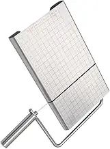 Alipis Block Cheese Slicer Stainless Steel Wire Cutter for Effortless Slicing of Cheese Ham Butter Easy Cleanup Versatile Kitchen Tool for Home Entertaining