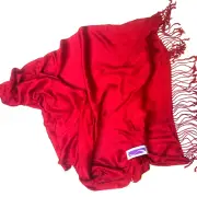 Scarf Pashmina Shawl Cashmere Soft Scarf Stole Pashmina Winter Wrap. Deep Red