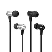 MHD IP810 Universal In-ear Bass Headphone with Microphone for Tablet Cell Phone 27 SILVER