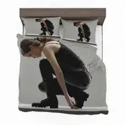v2887 Bed Sheets Summer Glau in Terminator The Sarah Connor Chronicles Duvet Cover Set Bed Sheets IU2887