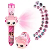 Surprise Clock with Projector Function 24 Slide Show Surprise Doll