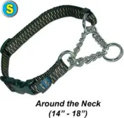 Chain Martingale w/ Quick Release - Small Fits 14-18" neck - Silver