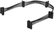 StarTech.com 4X SATA Power Splitter Adapter Cable (PYO4SATA),Black