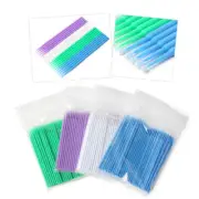 400PCS Dental Disposable Micro Applicator Brush Bendable 1.0/1.5/2.0/2.5mm