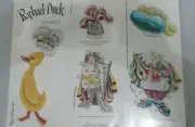 RAPHAEL DUCK PAPER DOLL #3431 1 DUCK, 3 HATS, 2 OUTFITS, UNCUT THE TROUBADO