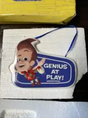Jimmy Neutron Genius at Play Ceramic Ornament Plaque 2003 Viacom New