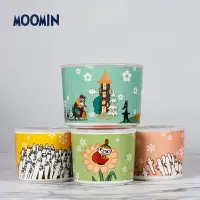 在飛比找樂天市場購物網優惠-姆明Moomin 卡通陶瓷耐熱保鮮碗套裝微波爐專用碗 學生便