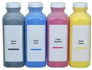 4 x NEW COMPATIBLE TONER REFILL FOR OKIDATA CX2640, CX3641 (C-Y-M-K)