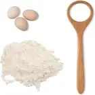 Handheld Danish Dough Whisk Manual Egg Beater Sourdough Mixing Stick Kitchen