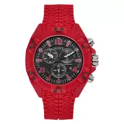 Guess Genesis Men's Sport Analog Quartz Watch with Silicone Bracelet W1271G3
