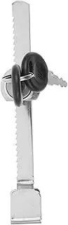 Gadpiparty 1 Set Freezer Lock Refrigerator Fridge Slide Locks for Inside Door Closet Sliding Door Lock Sliding Door Locks Lock for Sliding Glass Door Slide Door Locks Silver Stainless Steel