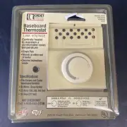 Cadet 03366 Single Pole Built-In Baseboard Mount Thermostat Kit