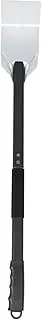 Long Handle Fireplace Ash Ergonomic Scraper for Grill BBQ and Burner Durable Design for Easy Ash Removal and Maintenance
