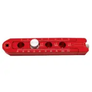 Adjustable Scribing Center Finder with Metric/inch Scribing Circle Ruler Tool