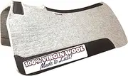 5 Star Equine Horse Saddle Pad - 7/8" Thick Western Contoured Natural Pad - The Barrel Racer 30" X 28"