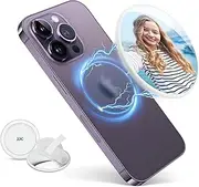 JJC Magnetic Phone Vlog Selfie Mirror for iPhone 15/14/13/12 Pro Max/Plus, Magsafe & Non-Magsafe Phones, Convex Mirror, Size 2.2x0.1 (DxH), MS-M1