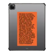 iPad Pro 12.9-inch (5th/6th gen) iPad Impact Case For What It's Worth iPad Case by Quotes by Christie