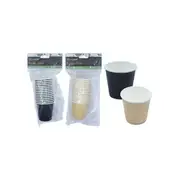 15PK Top Chef Premium Paper Cups Assorted - 20 X 6cm- 110ml/4oz