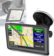Sat Nav, 7 inch GPS Navigation for Car Truck HGV Lorry Motorhome USB Charging FM GPS Transmitter Navigator