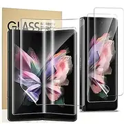 2 Sets Screen Protector For Samsung Galaxy Z Fold 6 Z Fold 5 Z Fold 4 Z Fold 2 Z Fold 3 TPU Hydrogel 9H Hardness Self-healing Anti-Fingerprint High Definition